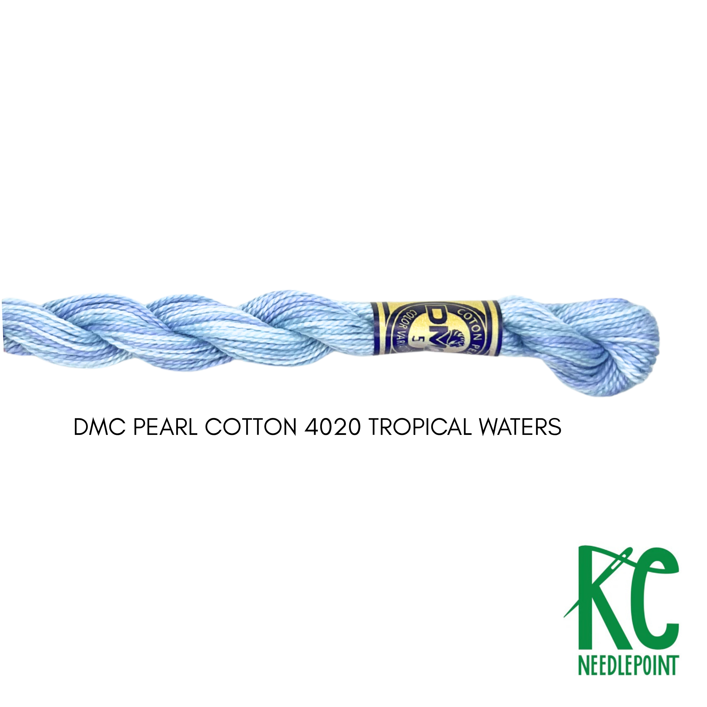 DMC 5 Pearl Cotton 4020 Tropical Waters - KC Needlepoint