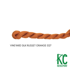 Vineyard Silk Skein C027 Russet Orange - KC Needlepoint