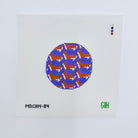 Corgi Round Canvas - KC Needlepoint