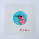Hummingbird Ornament Canvas - KC Needlepoint