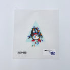 Penguin with Lights Tree Canvas - KC Needlepoint