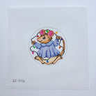 Christmas Mouse with Lights Canvas - KC Needlepoint