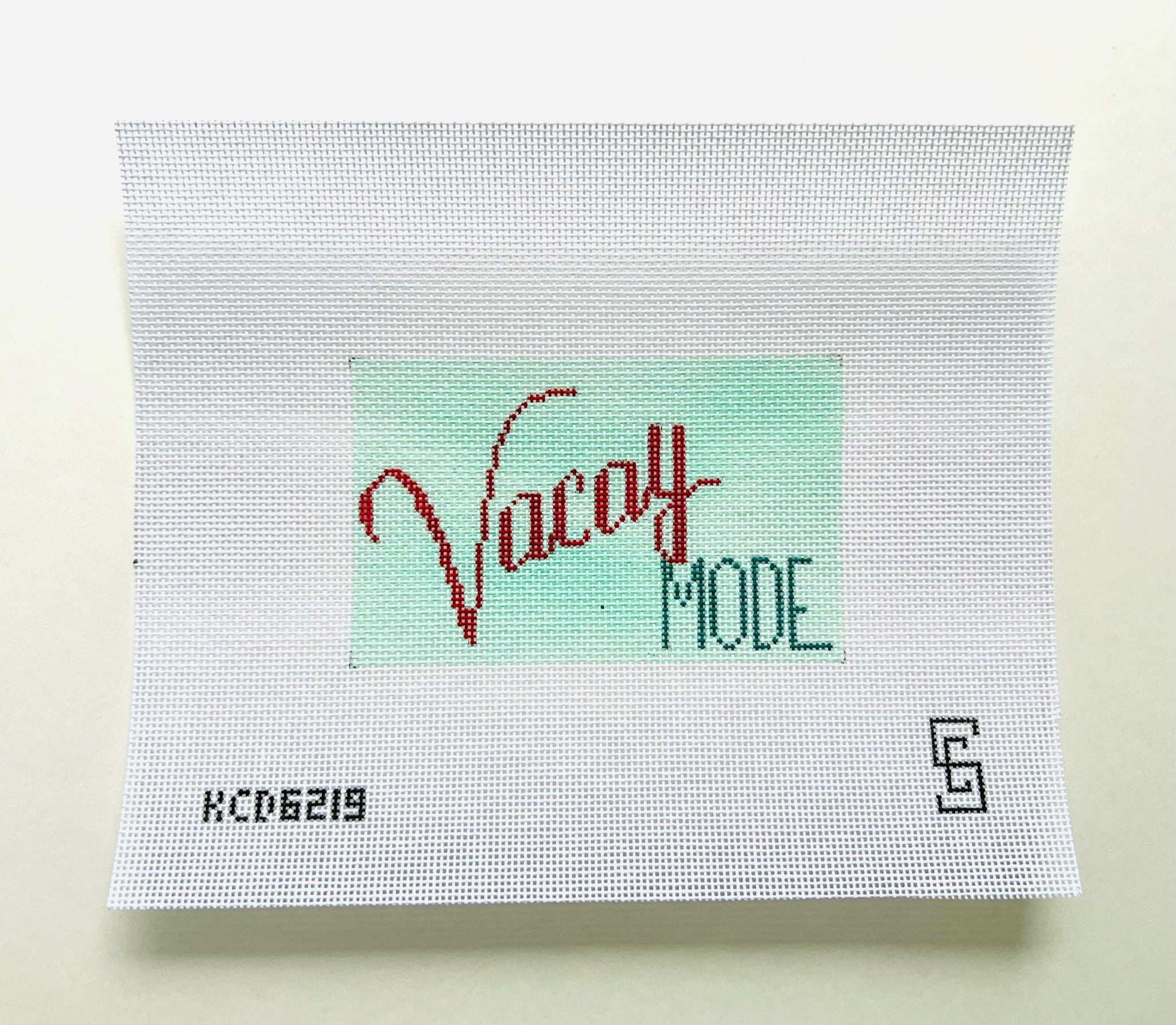 Vacay Mode  Canvas - KC Needlepoint