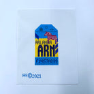 Stockholm Vintage Travel Tag Canvas - KC Needlepoint