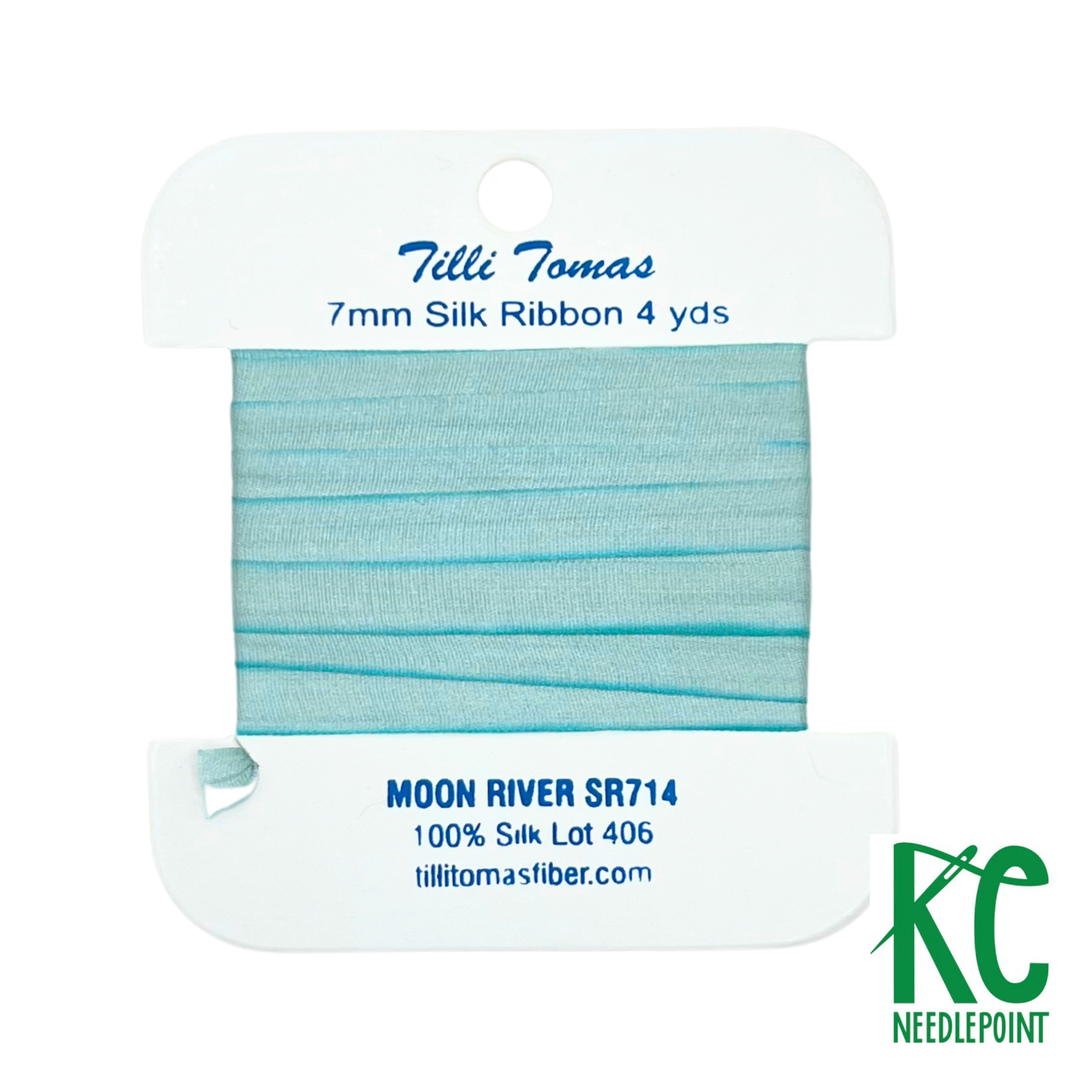 Silk Ribbon 714 Moon River - KC Needlepoint