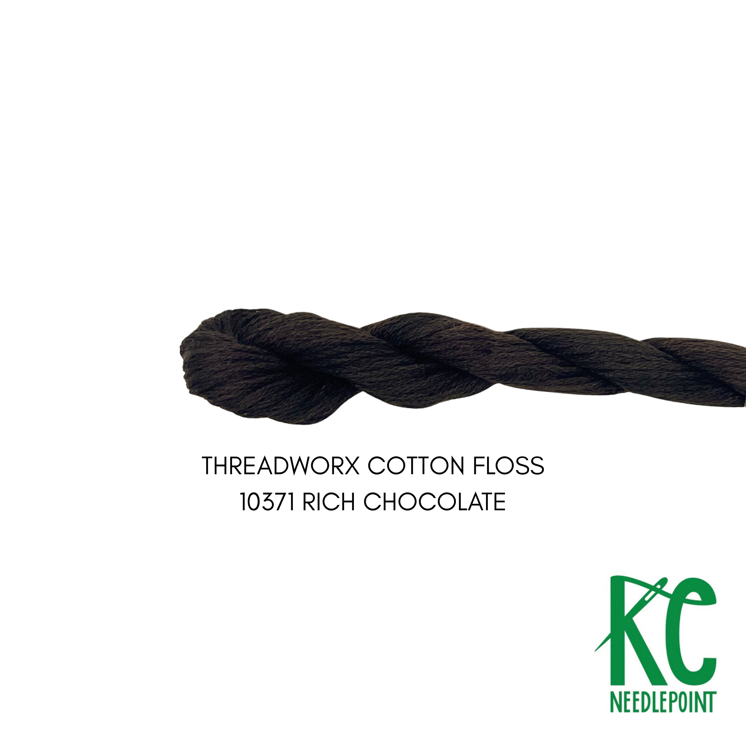 ThreadworX Cotton Floss 10371 Rich Chocolate - KC Needlepoint