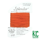 Splendor S1127 Medium Orange Red - KC Needlepoint
