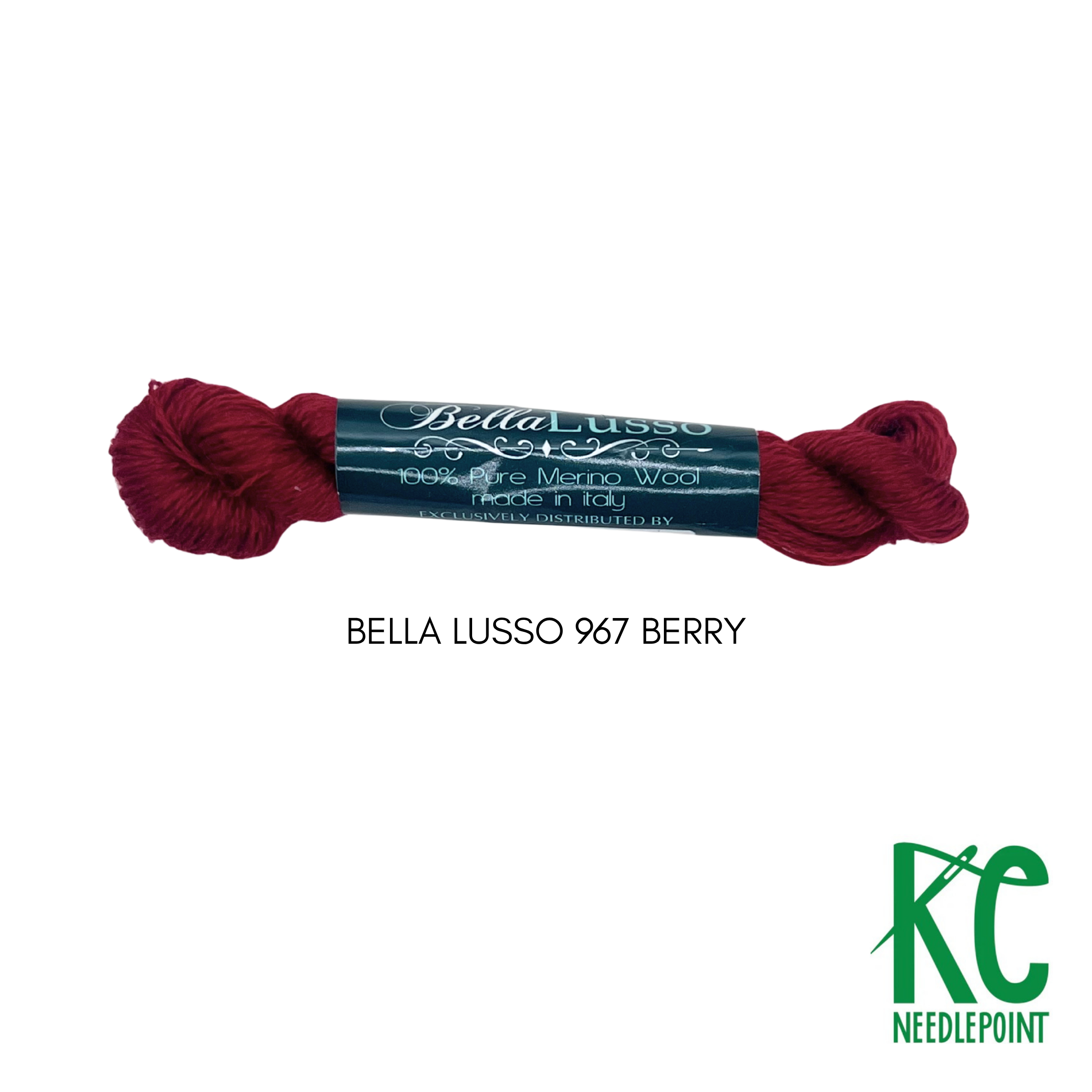 Bella Lusso Merino Wool 967 Berry - KC Needlepoint