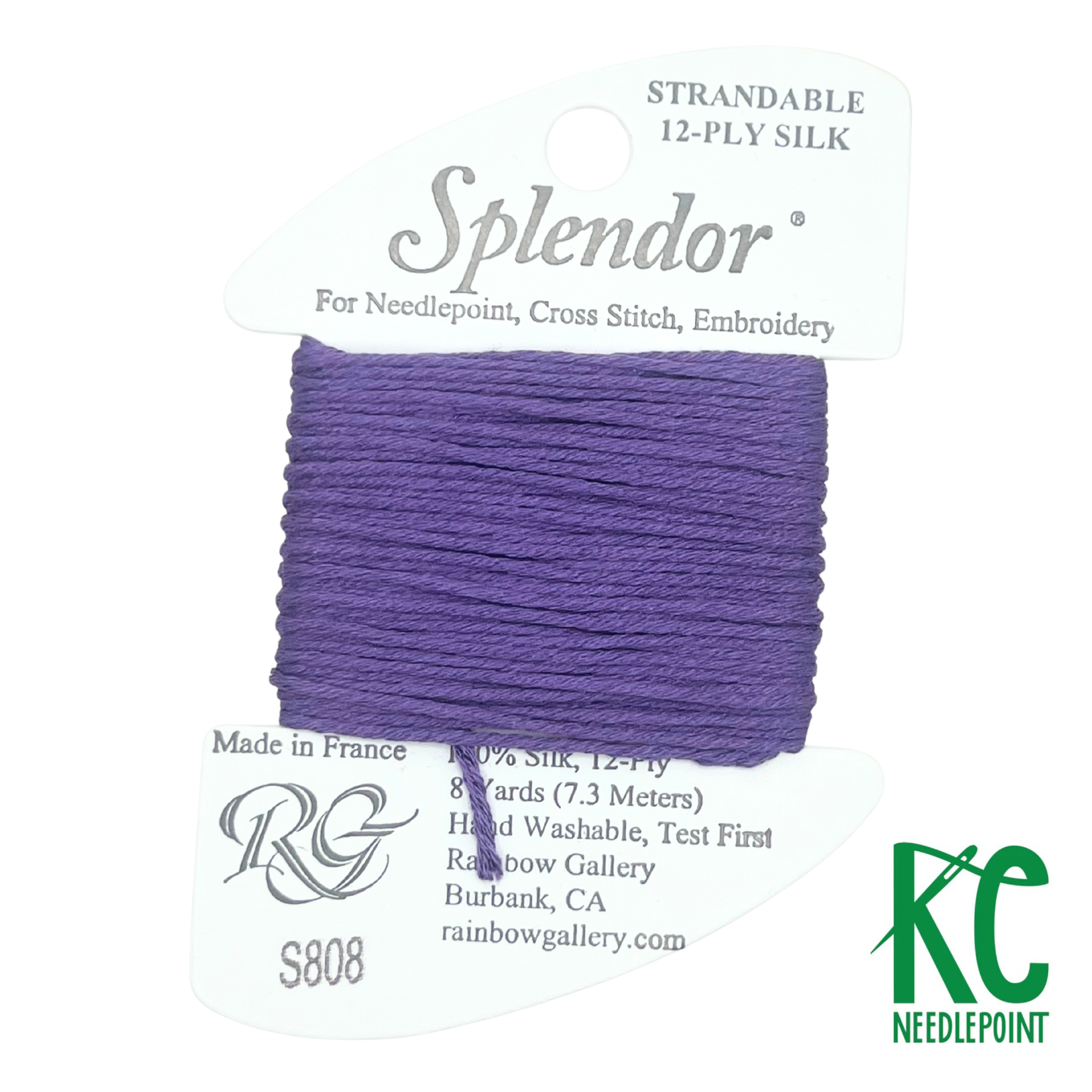 Splendor S808 Medium Purple - KC Needlepoint