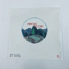 Machu Picchu Travel Round Canvas - KC Needlepoint