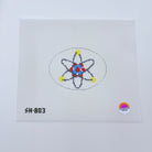 Atom Oval Canvas - KC Needlepoint
