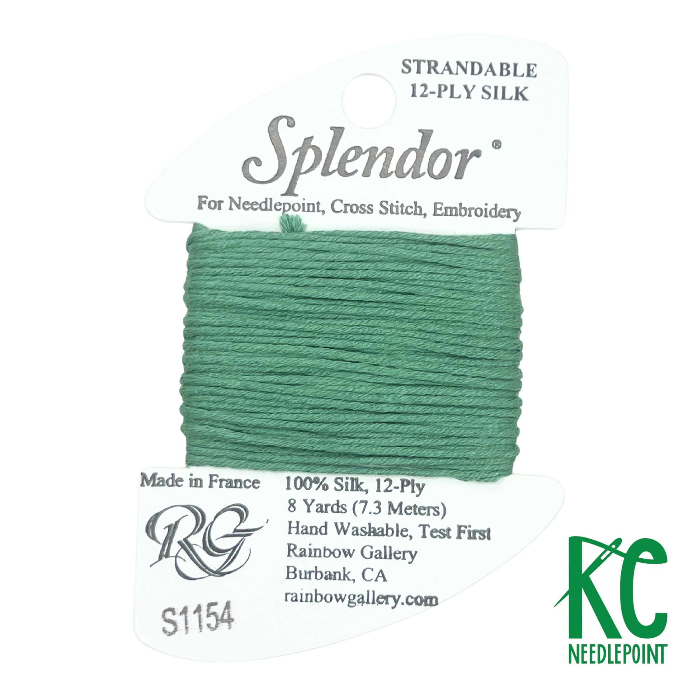 Splendor S1154 Lite Forest Green - KC Needlepoint
