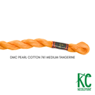 DMC 5 Pearl Cotton 741 Medium Tangerine - KC Needlepoint