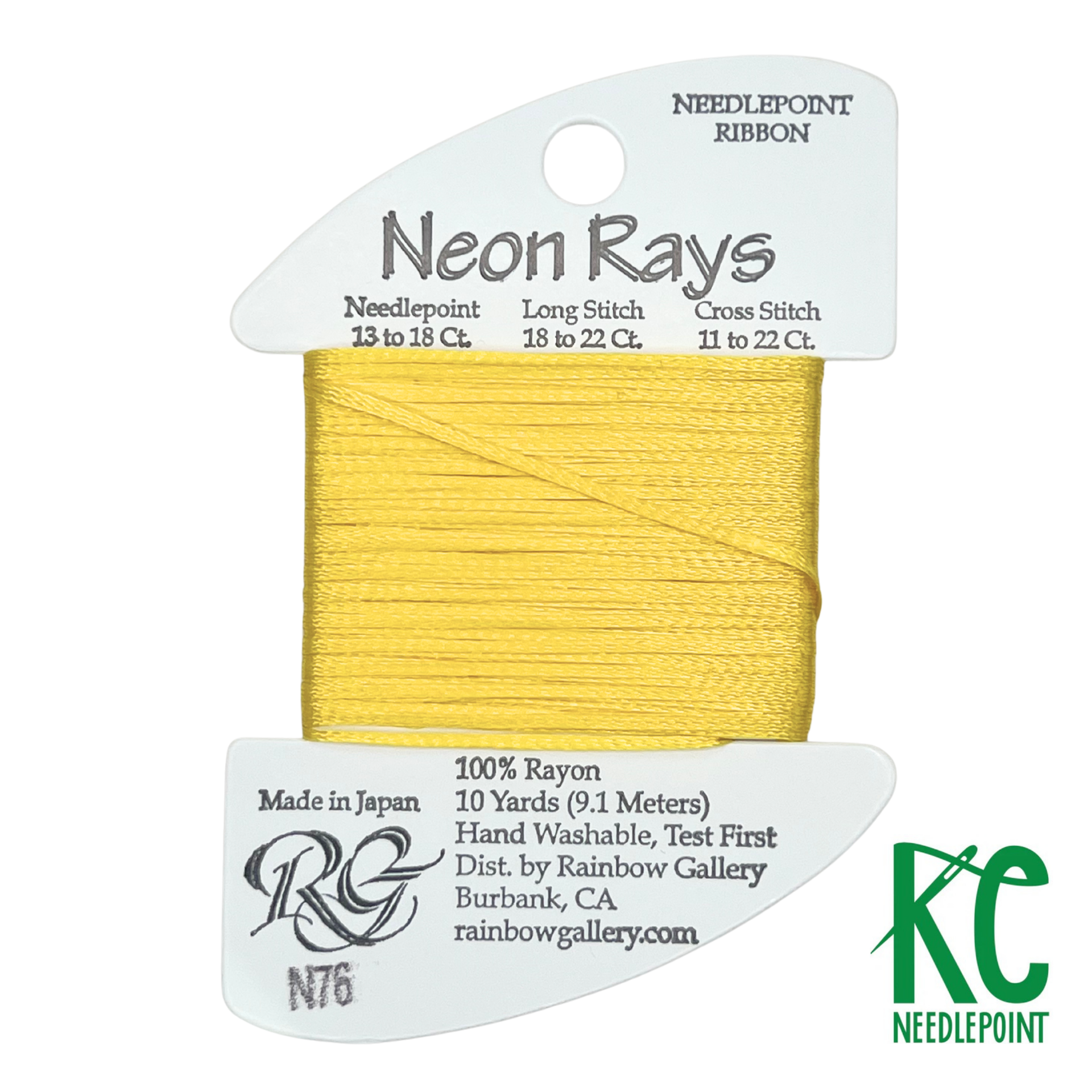 Neon Rays N76 Bright Yellow – KC Needlepoint
