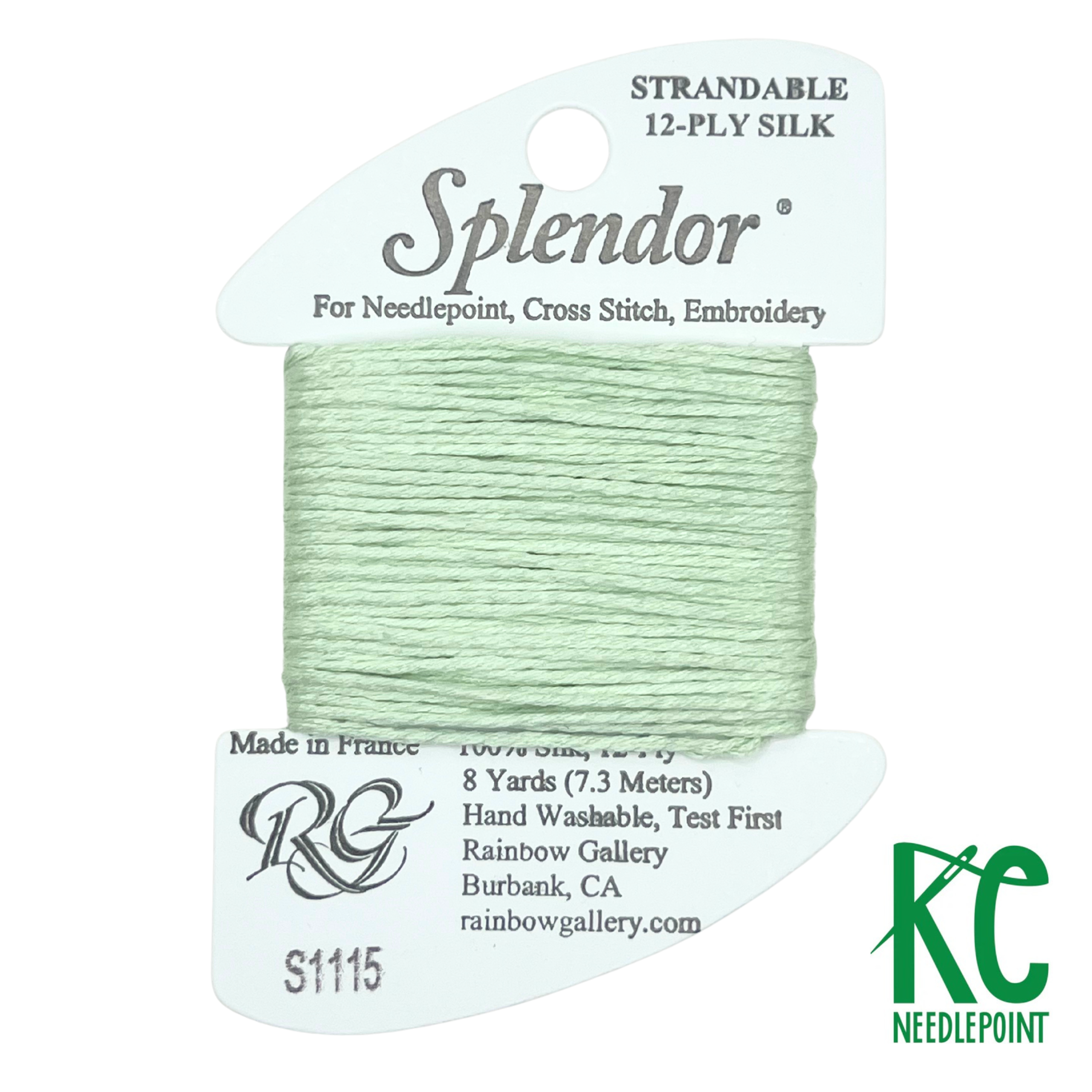 Splendor S1115 Pale Pistachio - KC Needlepoint
