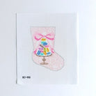 Bon Appetit Macaron  Ornament Sized Stocking Canvas (Copy) - KC Needlepoint