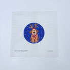 Reindeer Pup Ornament Canvas - KC Needlepoint