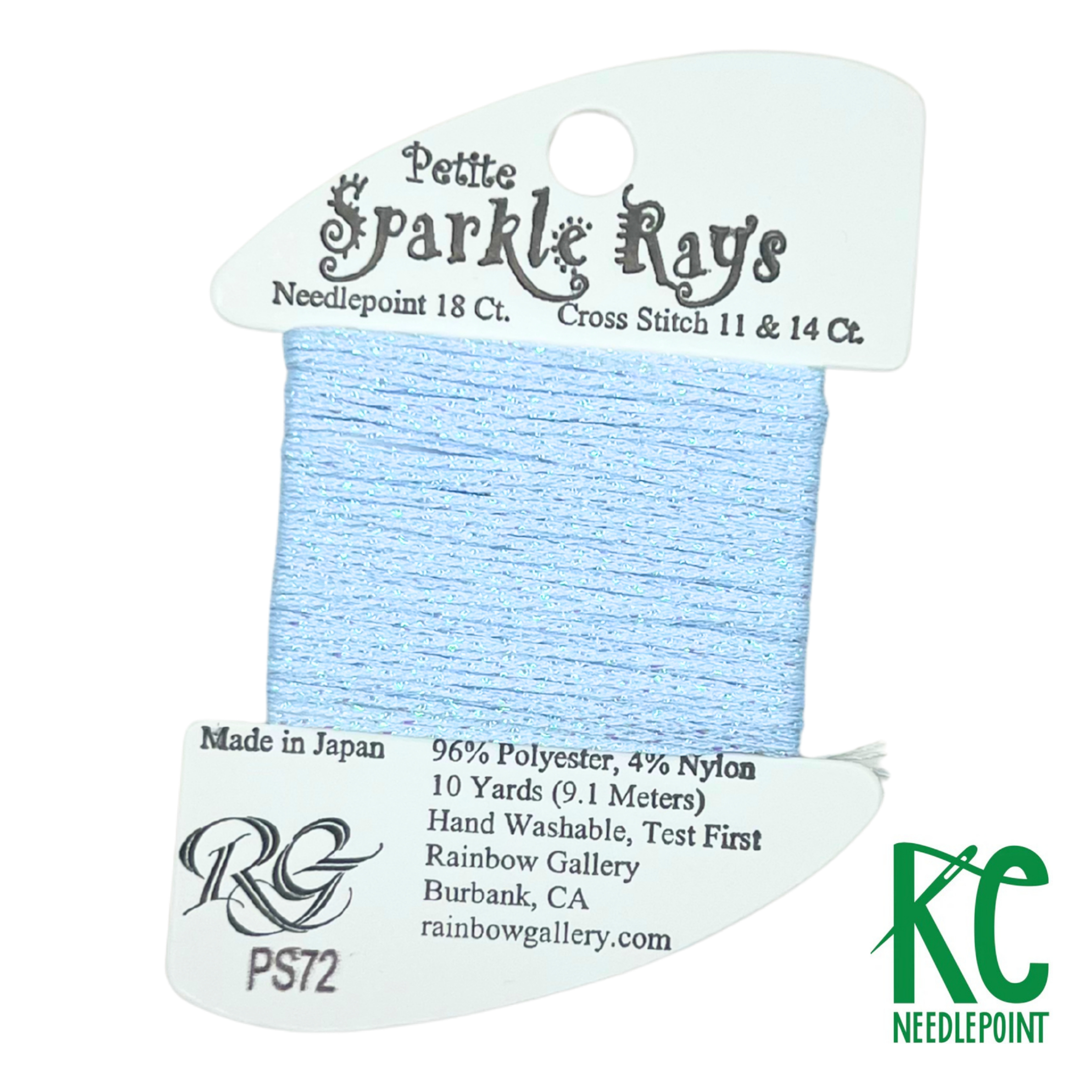 Petite Sparkle Rays PS72 Light Colonial Blue - KC Needlepoint