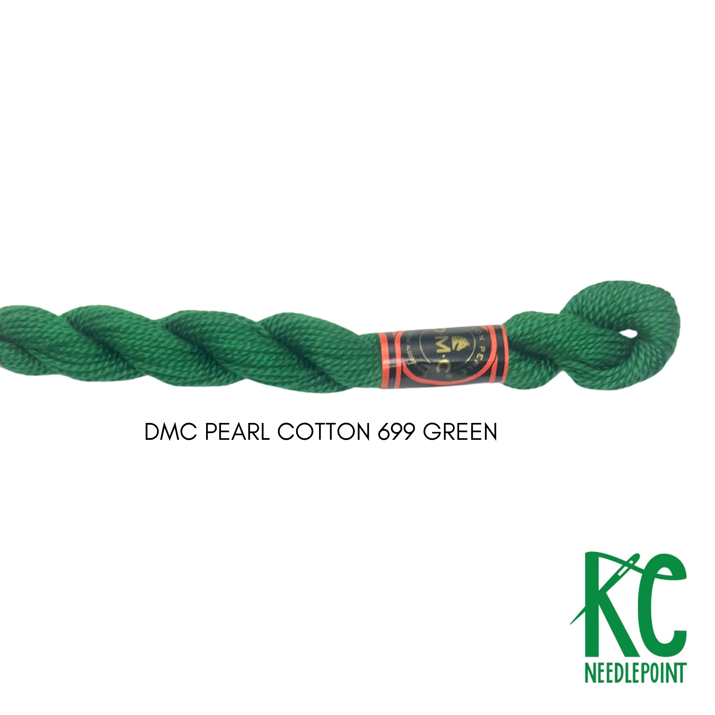 DMC 5 Pearl Cotton 699</br>Green - KC Needlepoint