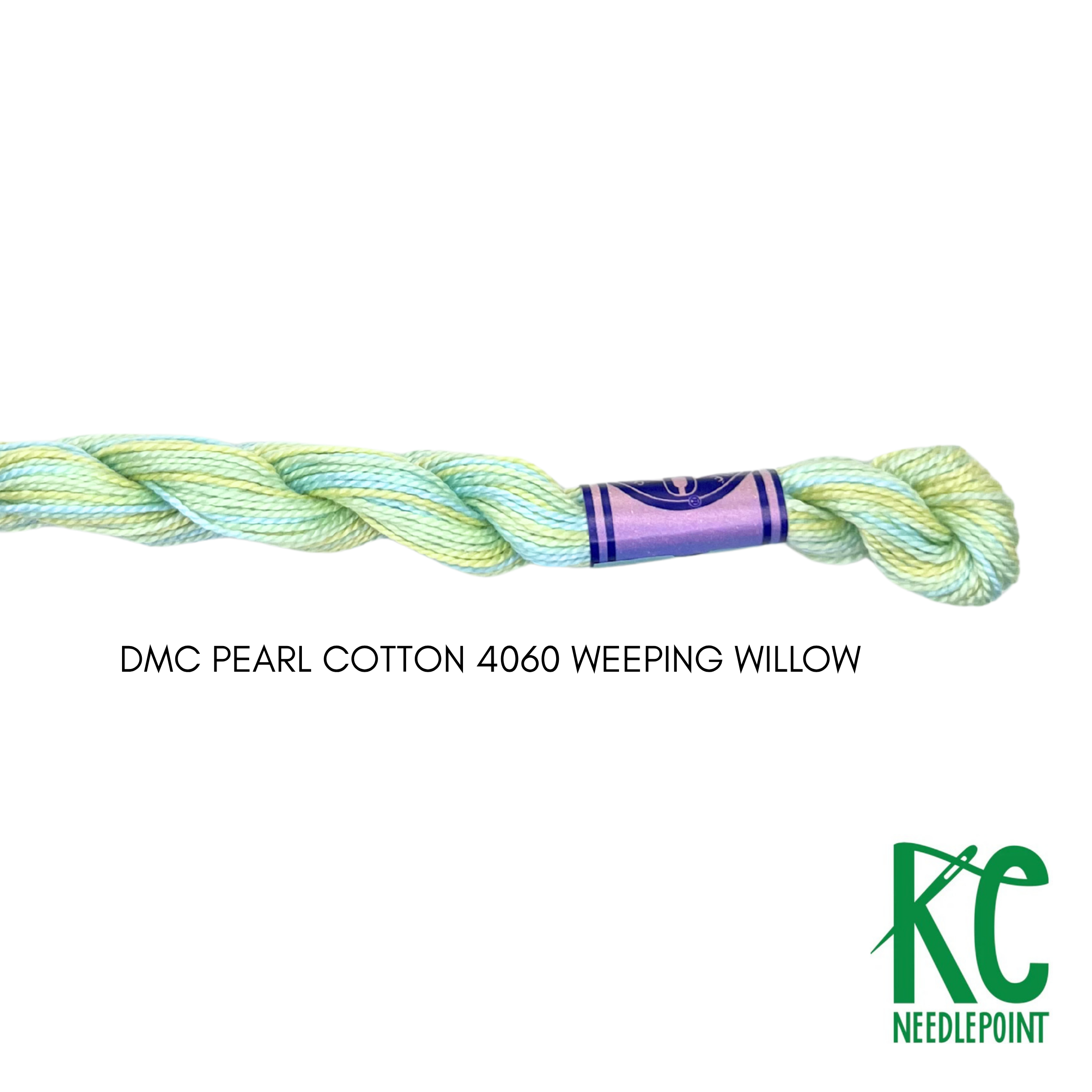 DMC 5 Pearl Cotton 4060 Weeping Willow - KC Needlepoint
