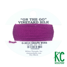 Vineyard Silk Card G2014 Grape Wine - KC Needlepoint