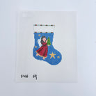 Angel with Tree Mini Stocking Canvas - KC Needlepoint