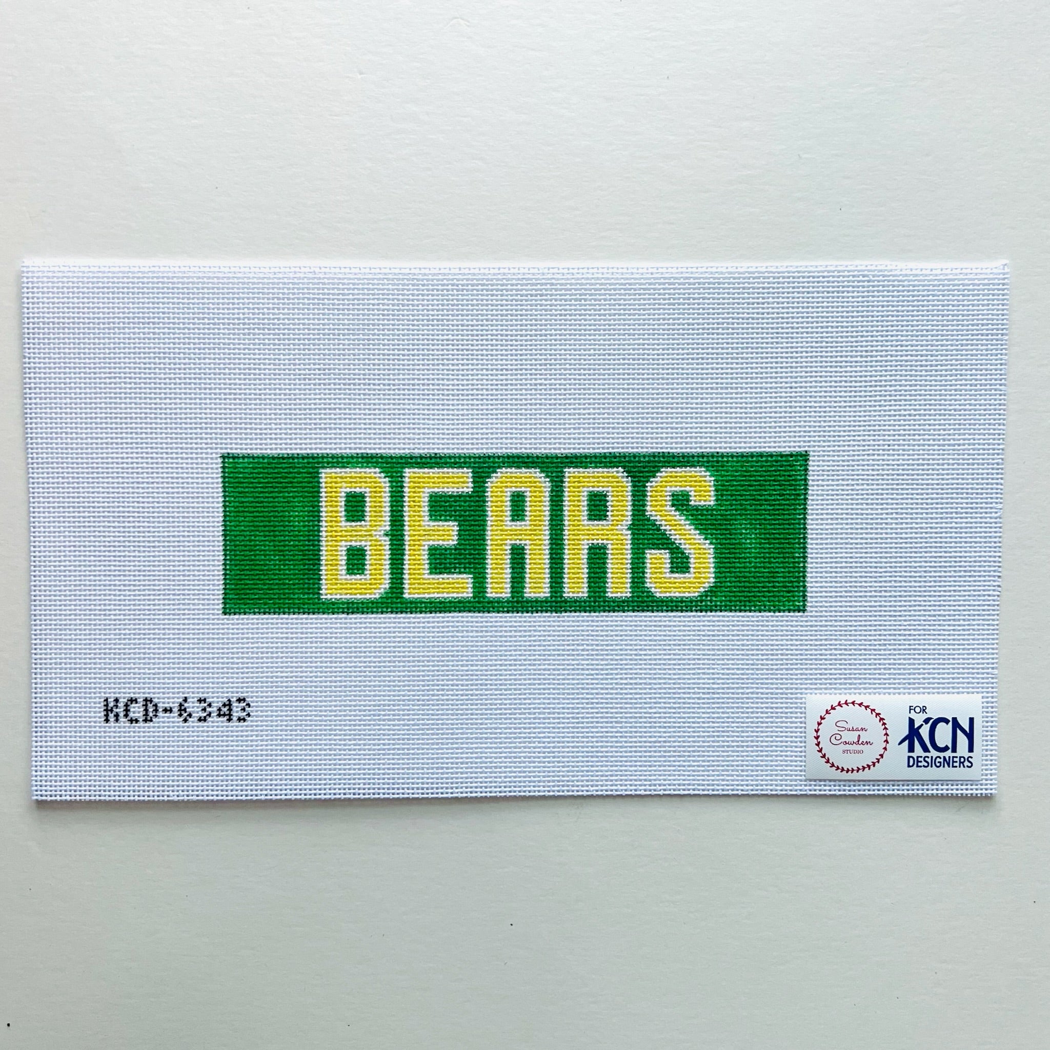 Bears Cuff Canvas - KC Needlepoint