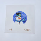 Snowbird Round Canvas - KC Needlepoint