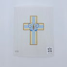 Cross with Butterfly Canvas - KC Needlepoint