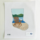Dockside Delight Ornament Sized Stocking Canvas - KC Needlepoint