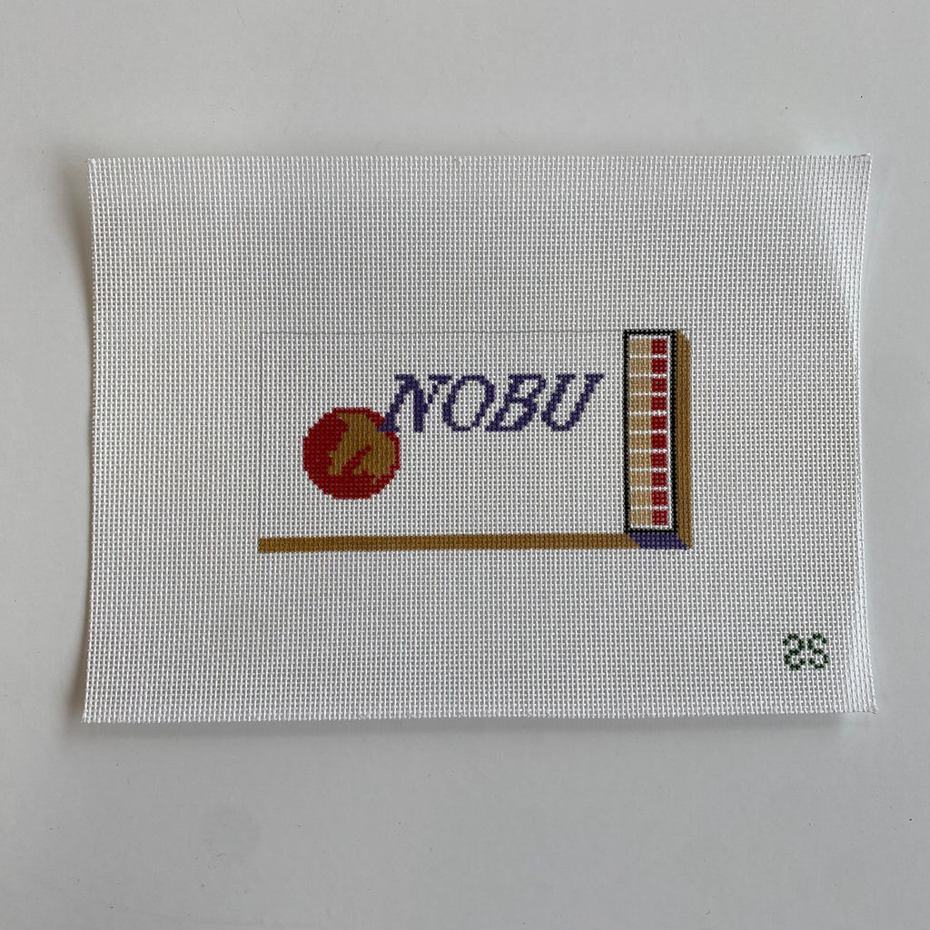 Nobu Matchbook Canvas - KC Needlepoint