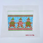 Gingerbread Stocking Topper - KC Needlepoint