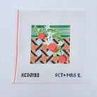 Orange Blossoms on Leigh Square Canvas - KC Needlepoint