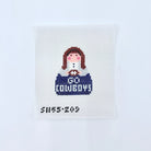 Cowboys Angel Canvas - KC Needlepoint