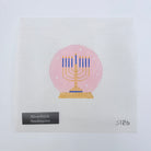 Menorah Snow Globe Canvas - KC Needlepoint
