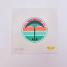 April Showers Round Canvas - KC Needlepoint