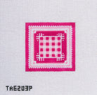 Monogram Square Canvas - KC Needlepoint