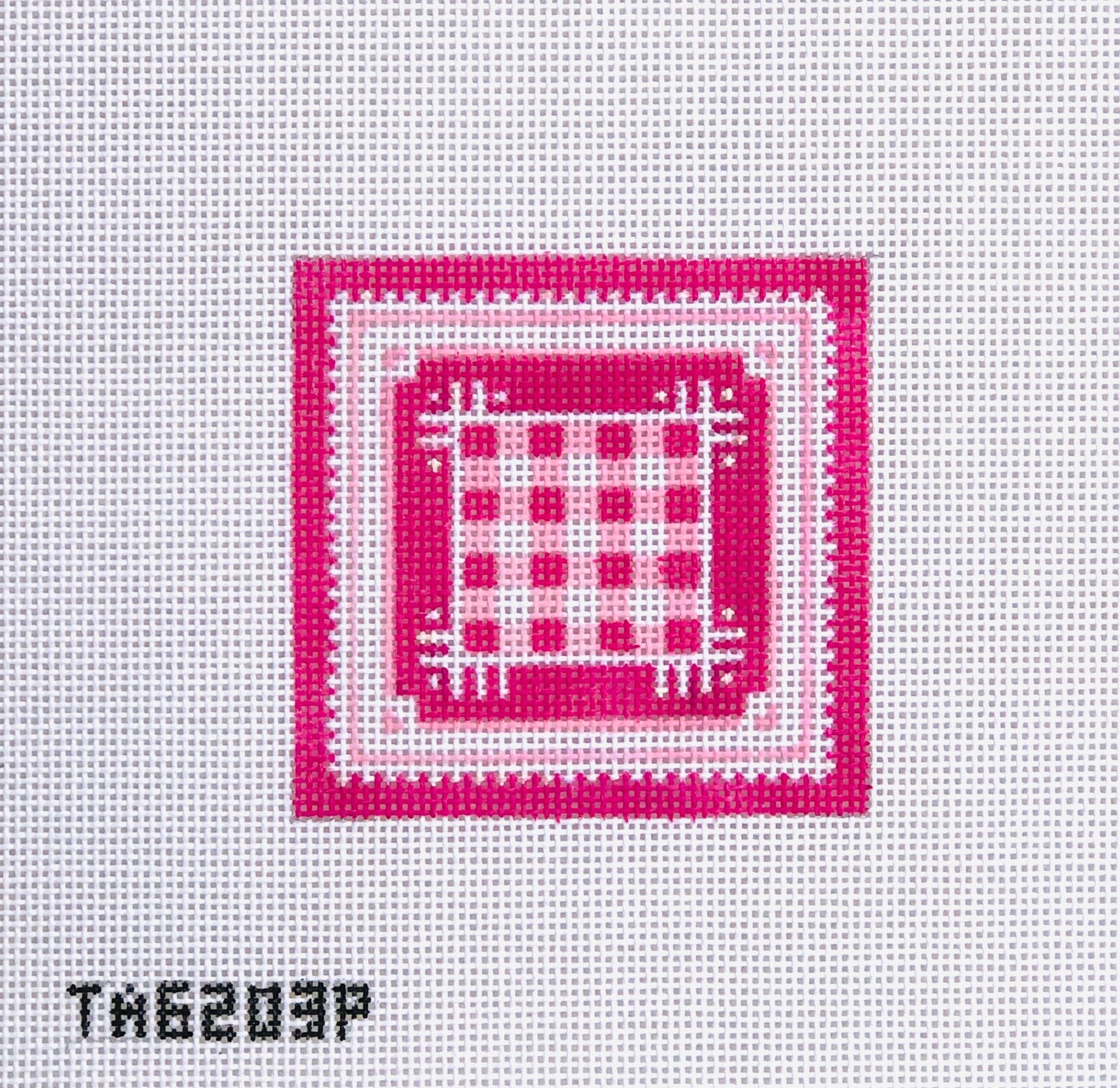 Monogram Square Canvas - KC Needlepoint