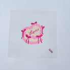 Coquette Bow Heart Cake Canvas - KC Needlepoint