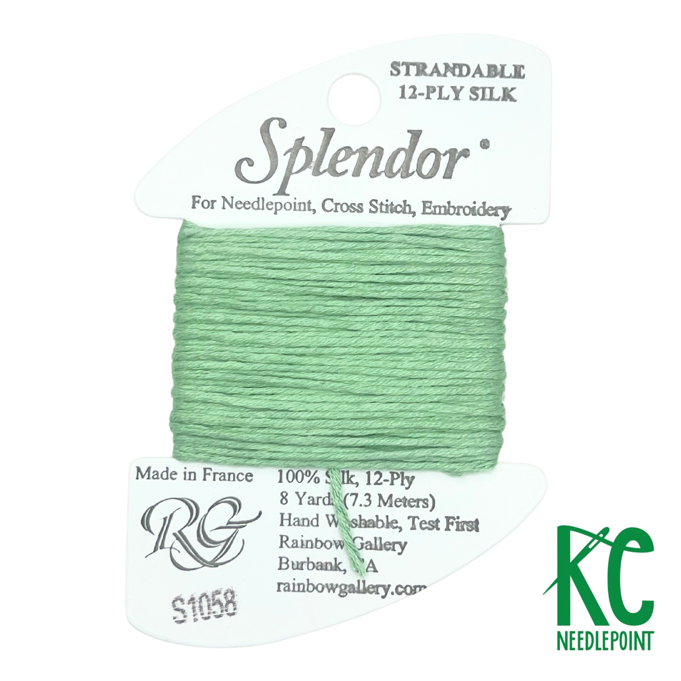 Splendor S1058 Lite Spring Green - KC Needlepoint