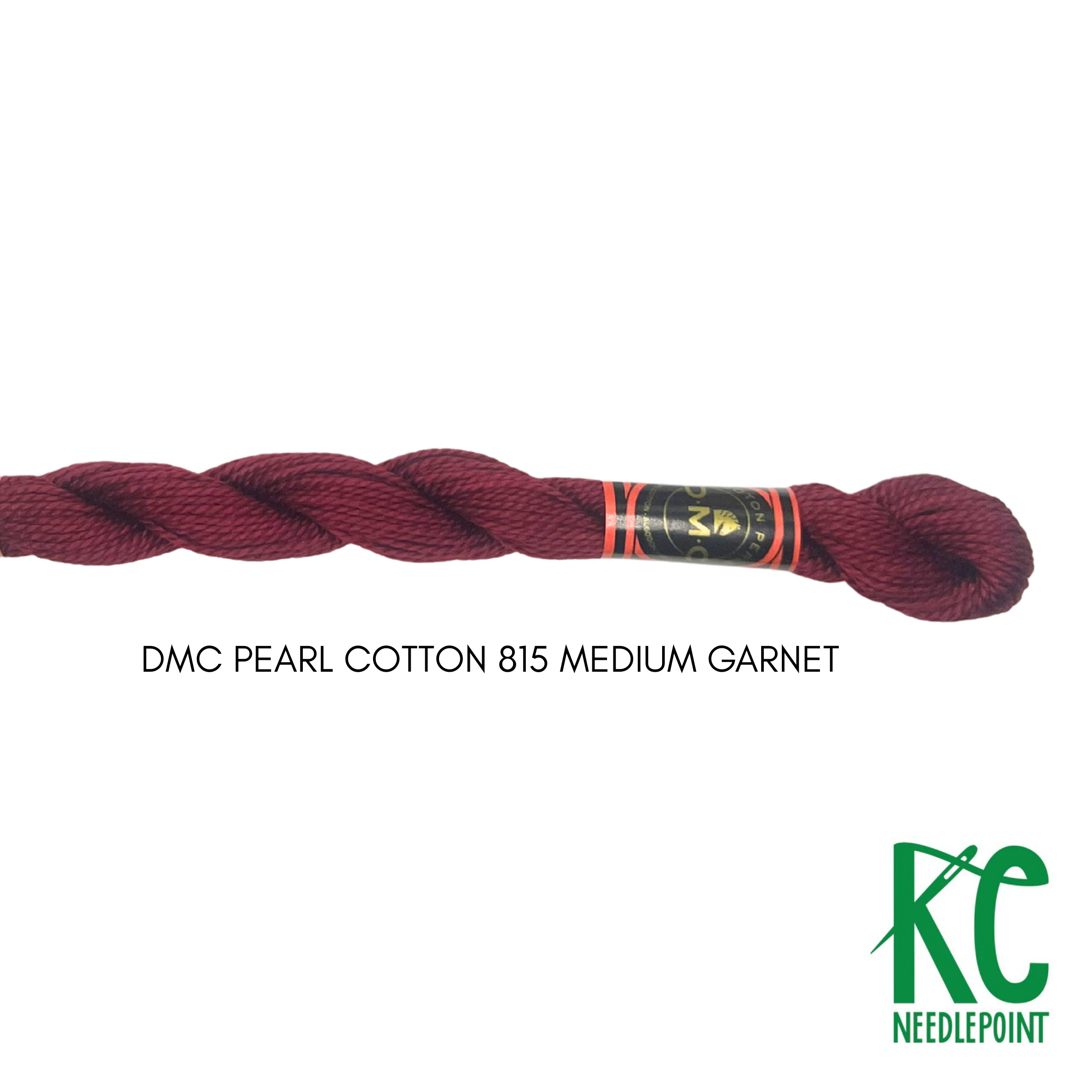 DMC 5 Pearl Cotton 815</br>Medium Garnet - KC Needlepoint