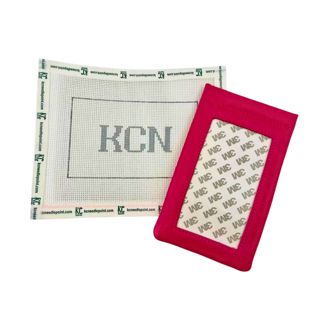 Monogram Eyeglass Case Kit - KC Needlepoint