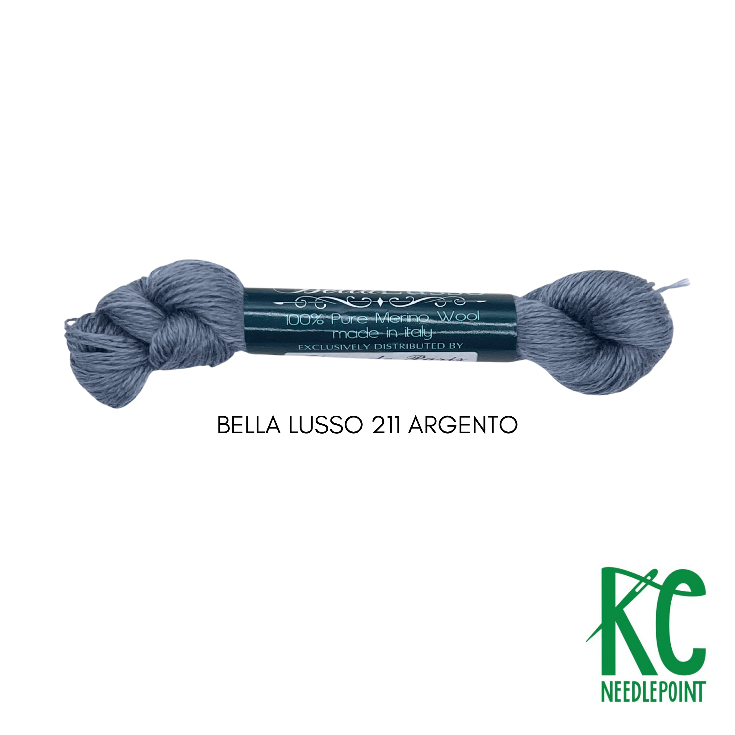 Bella Lusso Merino Wool 211 Argento - KC Needlepoint