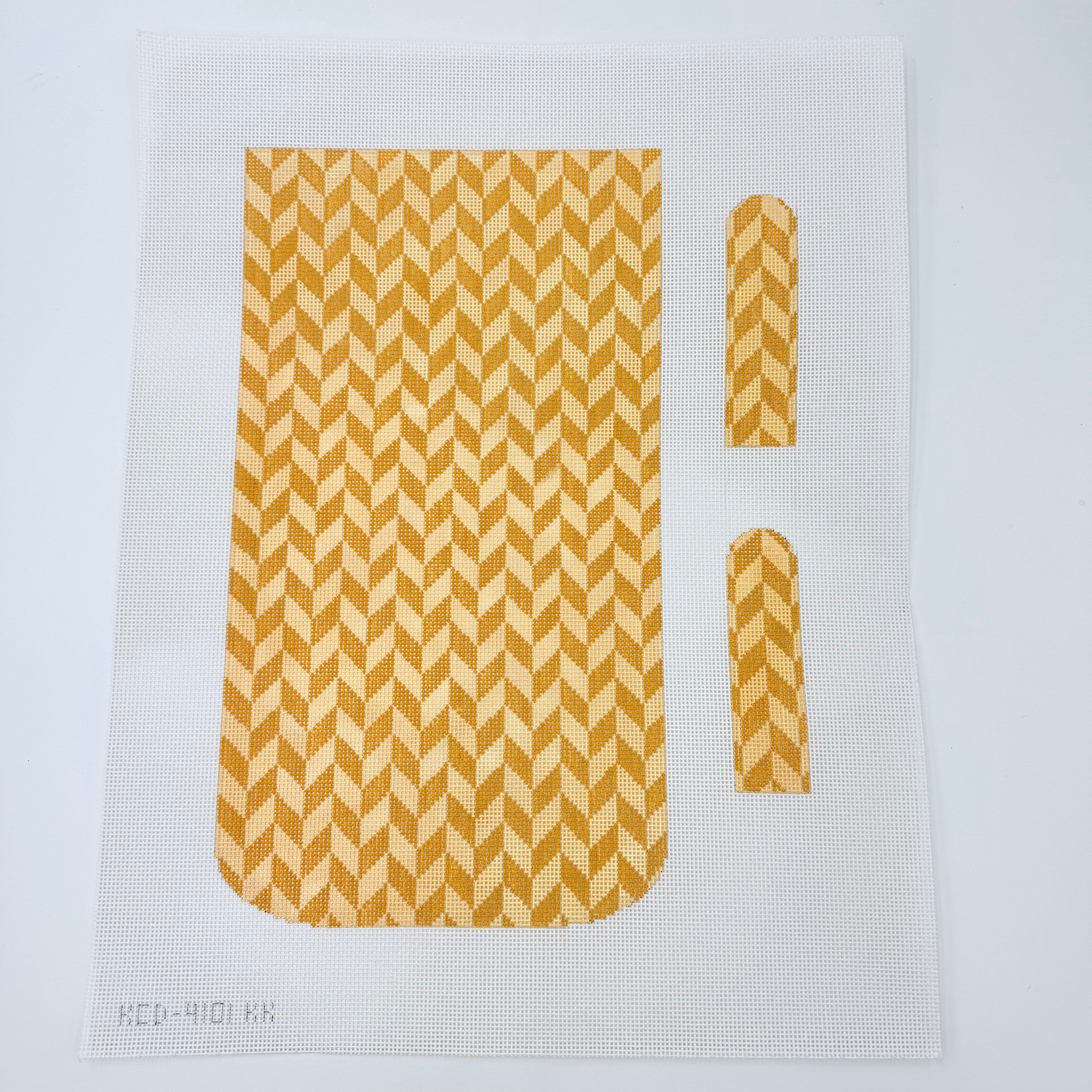 Marianne Herringbone Clutch Canvas - KC Needlepoint