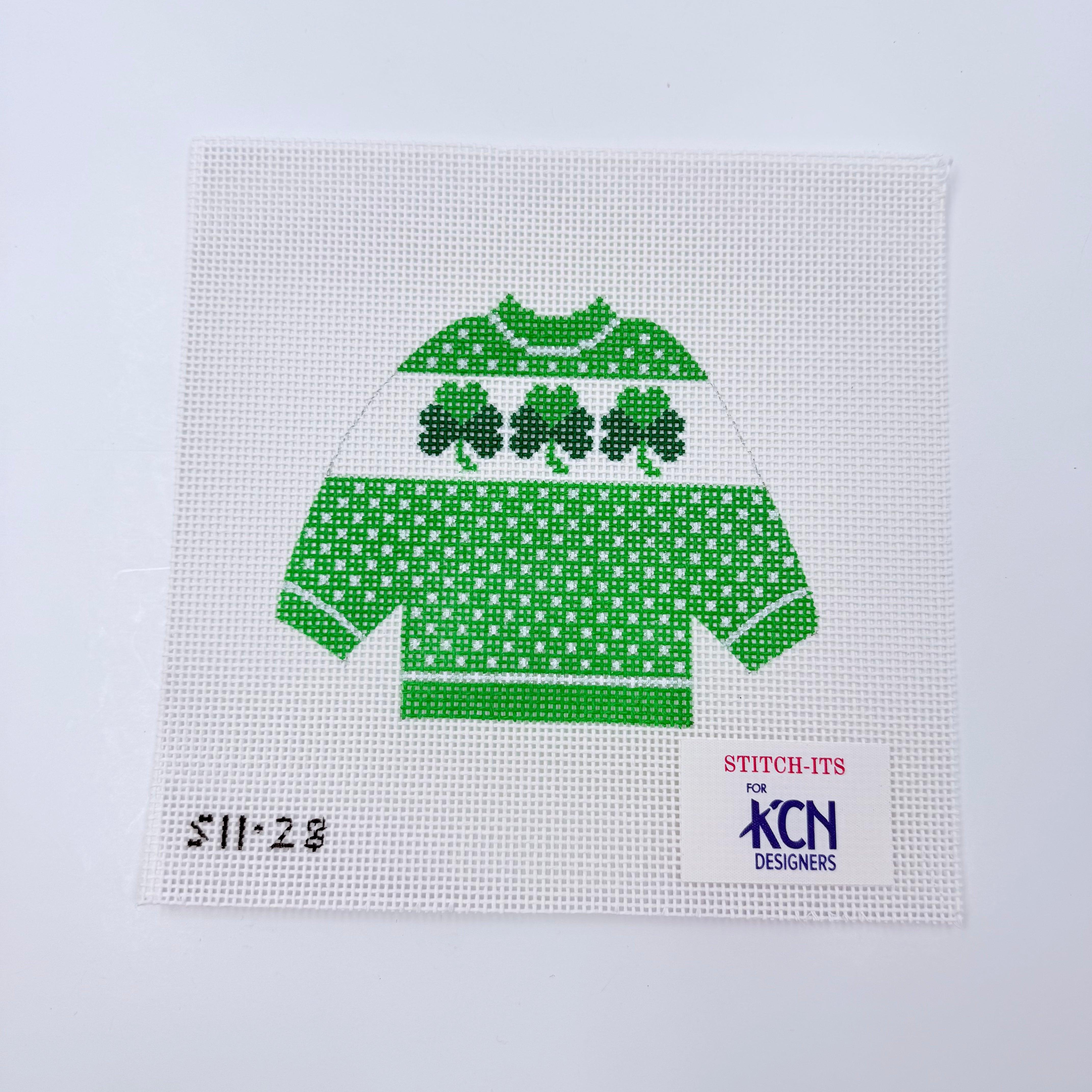 Clovers Pullover - KC Needlepoint