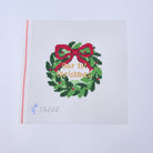 Our First Christmas Wreath Canvas - KC Needlepoint