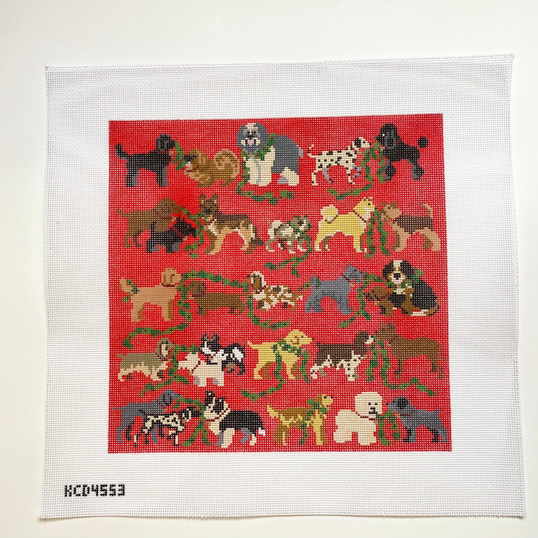 Dog the Halls – KC Needlepoint