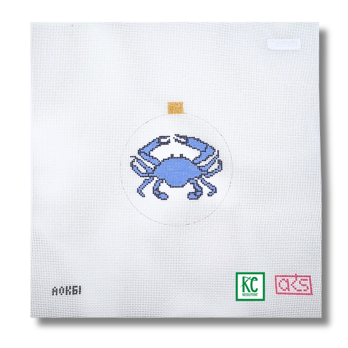 Blue Crab Canvas - KC Needlepoint