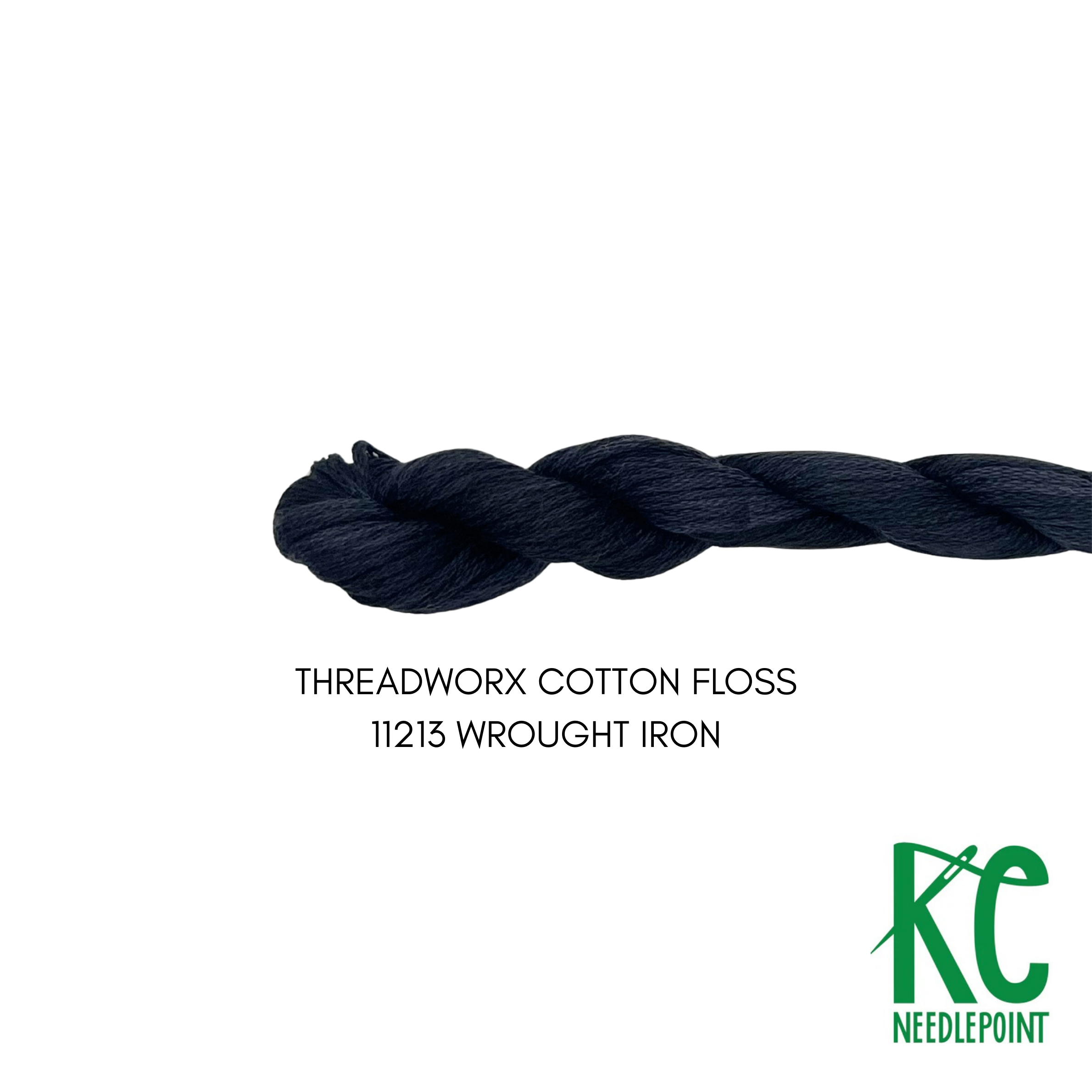 ThreadworX Cotton Floss 11213 Wrought Iron - KC Needlepoint