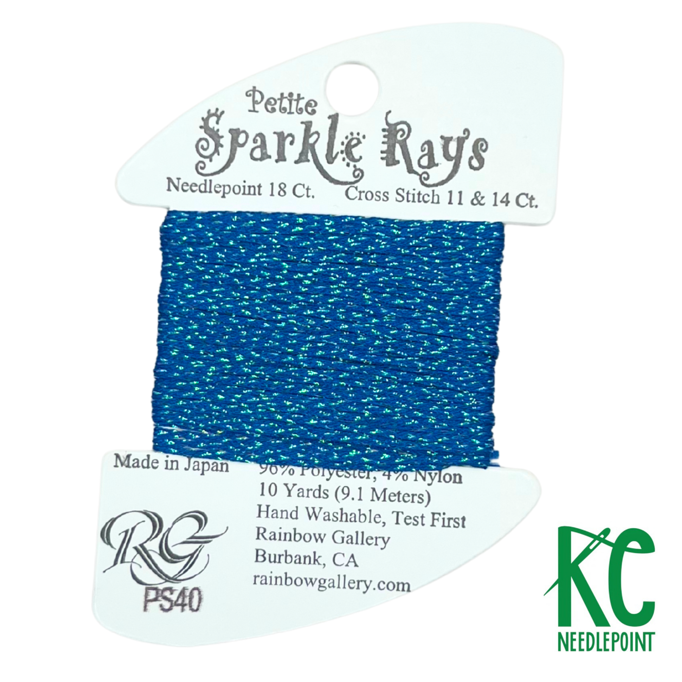 Petite Sparkle Rays PS40 Dark Cornflower DISCONTINUED - KC Needlepoint